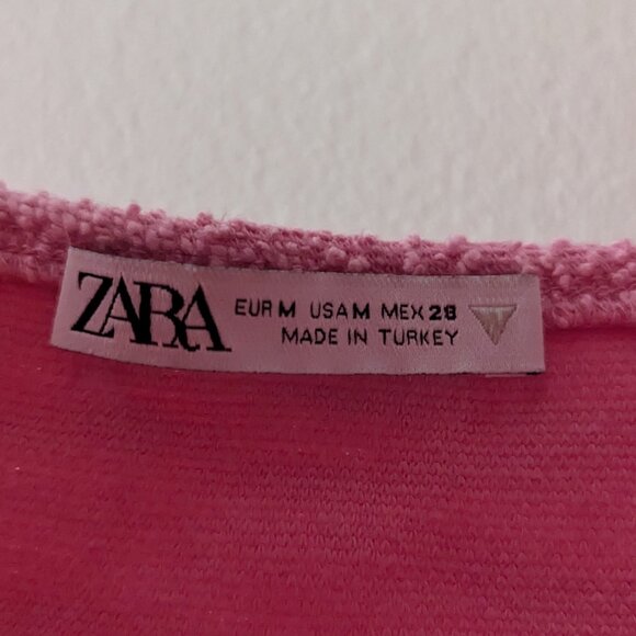 Zara Corset Top size M Blush Pink - Picture 3 of 3
